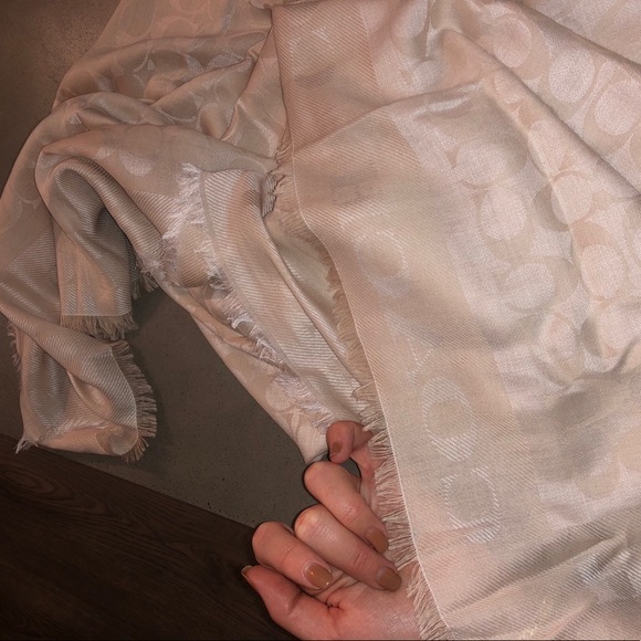 Coach Oversized Square Scarf - Picture 2 of 4